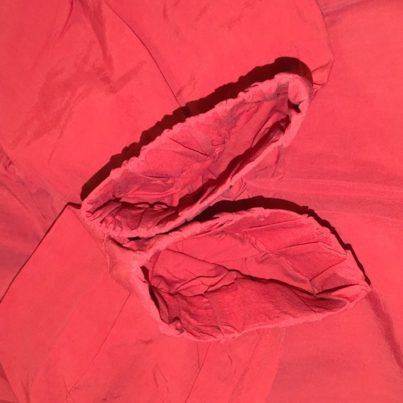 Vtg 90's Tommy Hilfiger Full Zipper Red Windbreaker Jacket Streetwear L - Picture 11 of 12